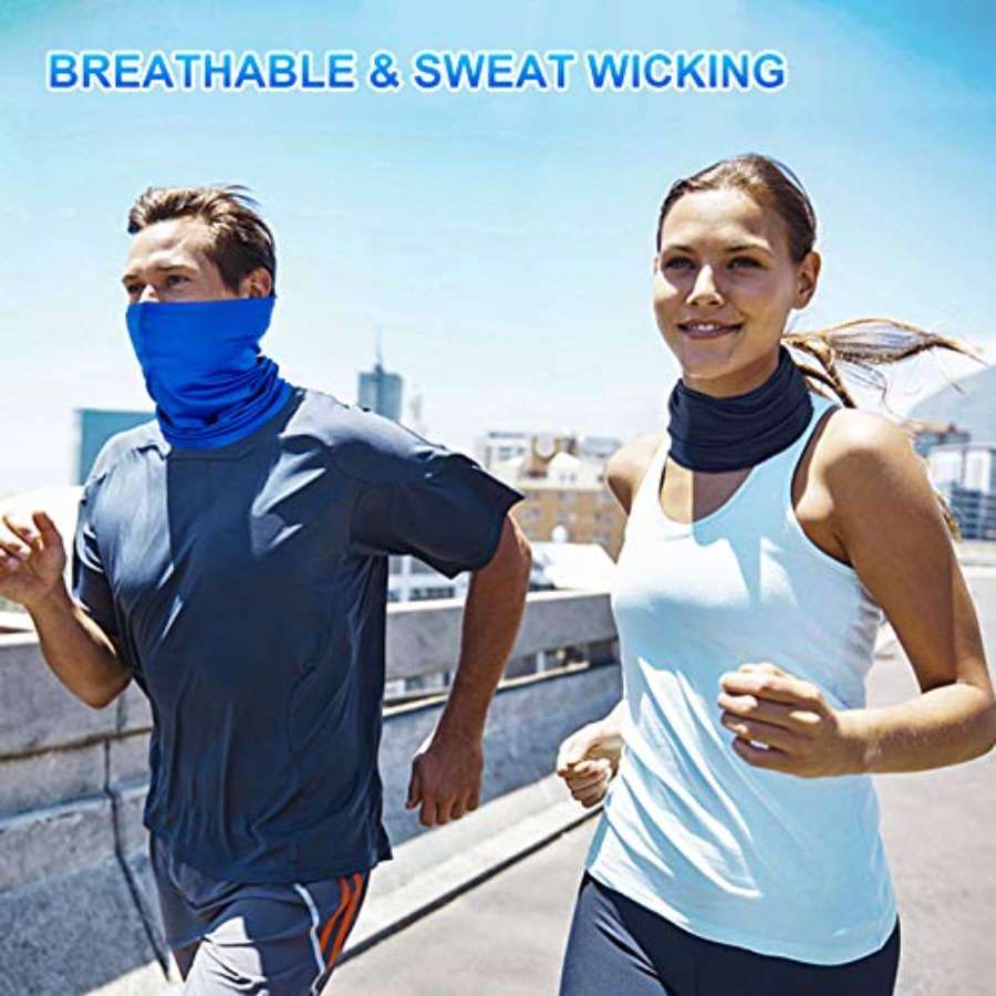 4 Pack Neck Gaiter Face Mask:B - Balaclava Face Mask บทวิจารณ์และราคา