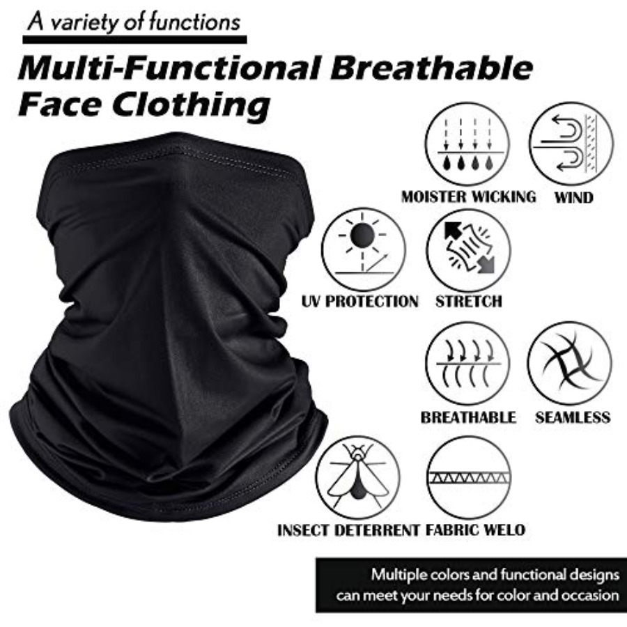 Geyoga Neck Gaiter Bandana Fac - Balaclava Face Mask บทวิจารณ์และราคา