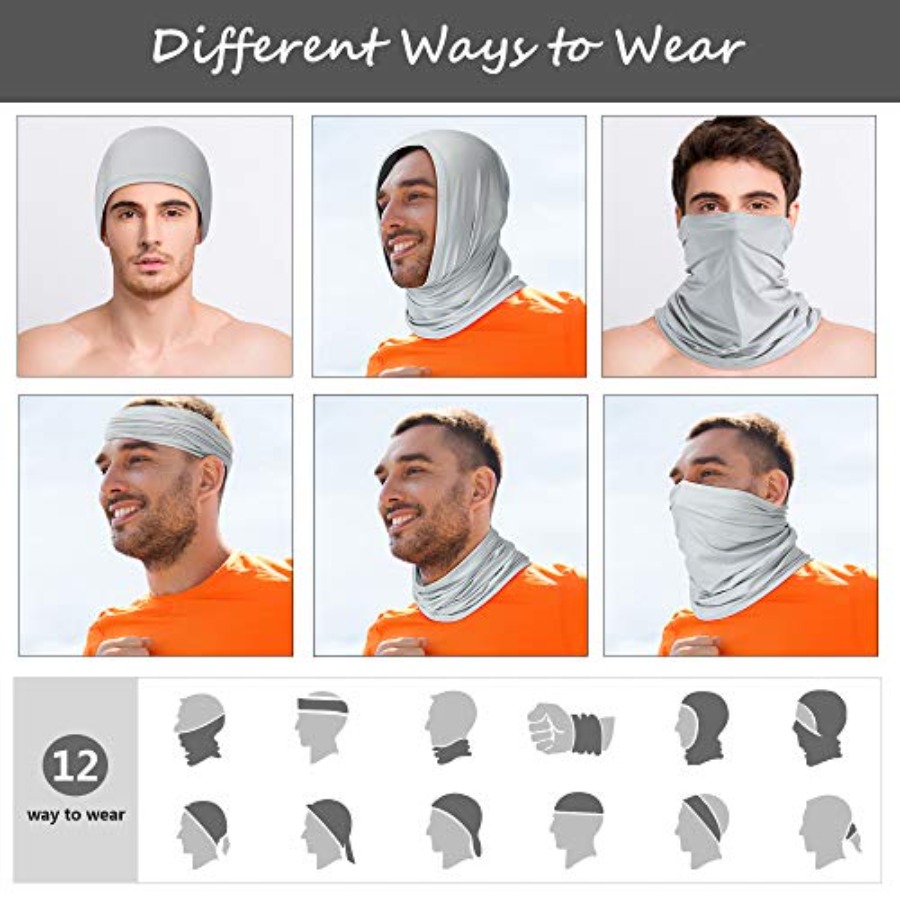 Geyoga Neck Gaiter Bandana Fac - Balaclava Face Mask บทวิจารณ์และราคา